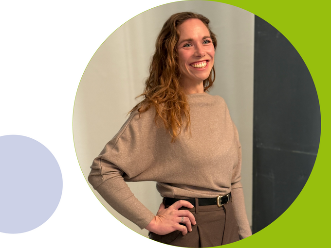 Mitarbeiterin für kbo-Kampagen fotografiert