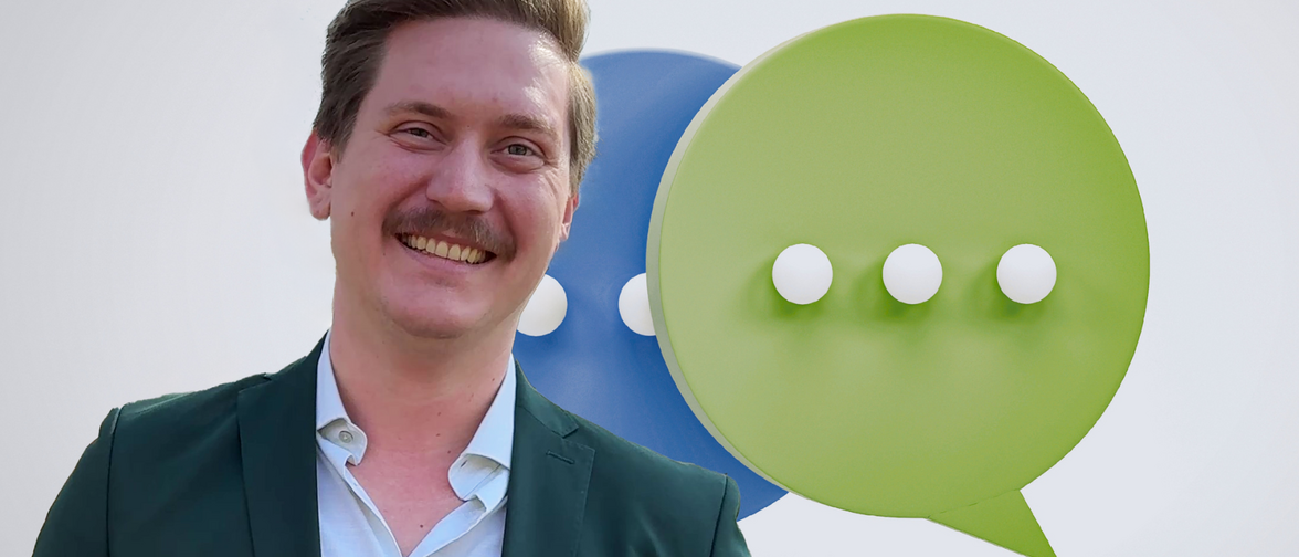 Samuel Windhör, Fachpfleger für Psychiatrie, spricht im Interview über gute Kommunikation im Stationsalltag