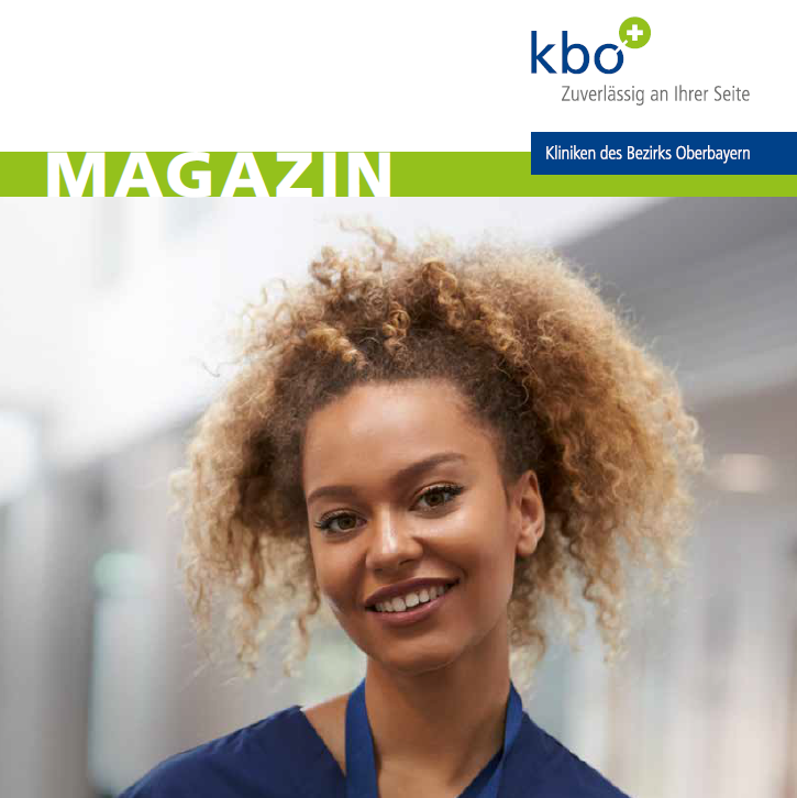 Abgebildet ist das Cover des kbo-Magazins, Ausgabe 27.