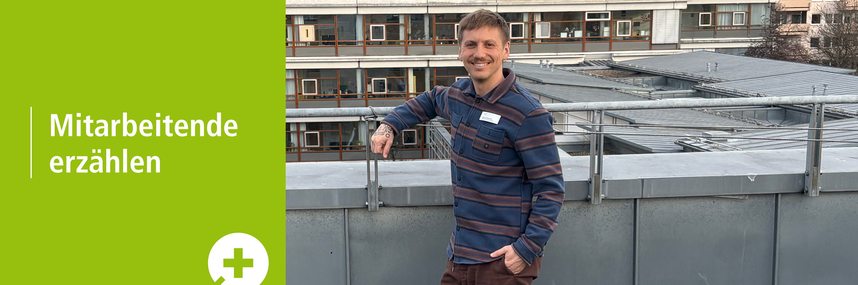 Manuel Braunisch, Gesundheits- und Krankenpfleger am kbo-Heckscher-Klinikum, gestaltet die moderne Kinder- und Jugendspychiatrie aktiv mit
